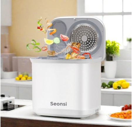Seonsi 음식물처리기 - 가정용 음식물 처리기 음식물쓰레기처리기 4L