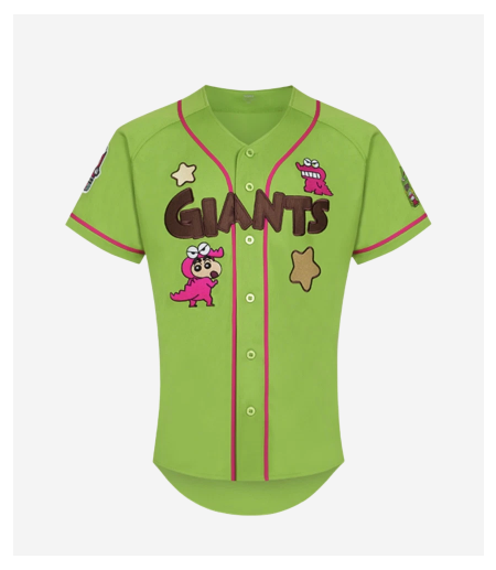 롯데 자이언츠 x 짱구는 못말려 초코비 유니폼 그린 (논 마킹 버전)