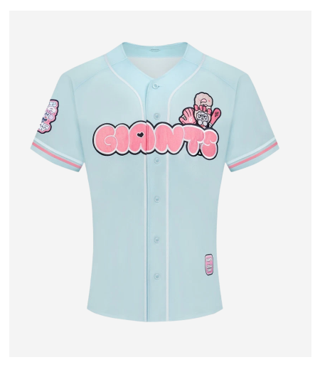 롯데 자이언츠 x 에스더 버니 캐릭터 유니폼 스카이 블루 (논 마킹 버전)